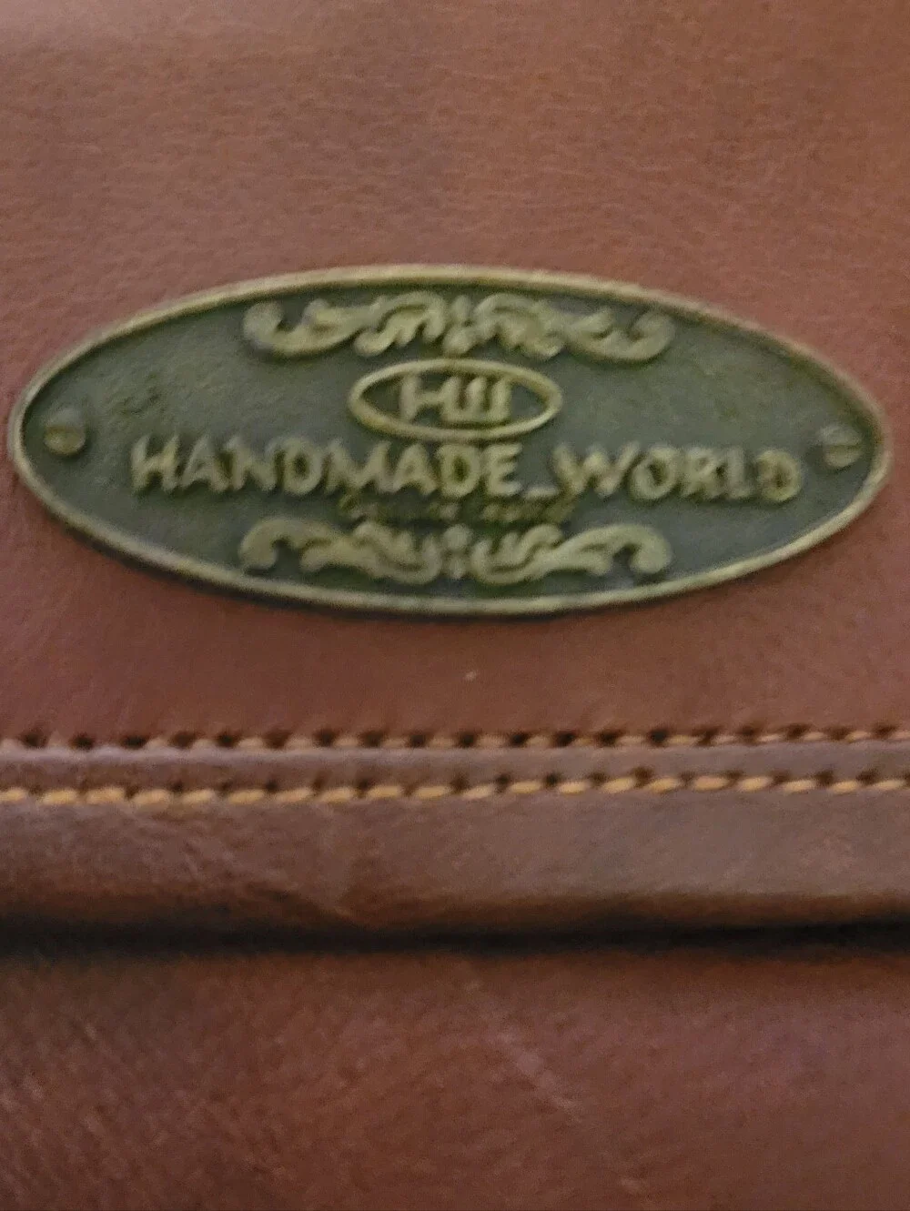 Handmade Leather Attache' Case